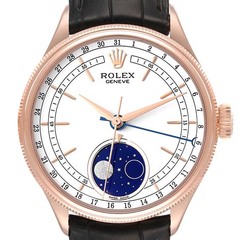 rolex cellini moonphase rose gold|Rolex cellini moonphase 50535.